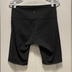 Lululemon black biker shorts 10” length